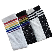Load image into Gallery viewer, Bling Stripe Socks
